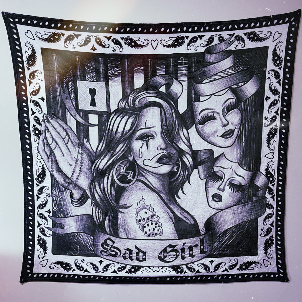 ‘Sad Girl’ Blanket